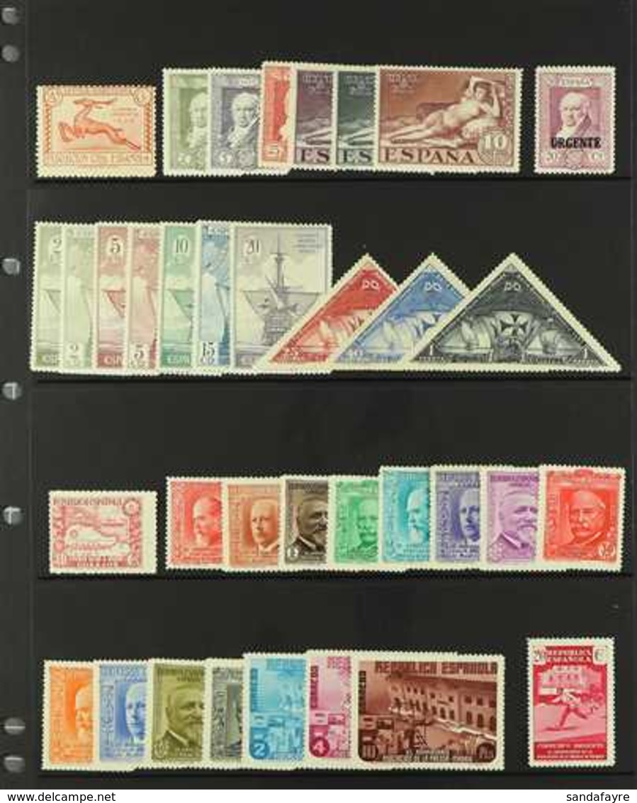 1929-38 VERY FINE MINT COLLECTION  An All Different Collection Which Includes 1929 20c Gazelle Express, 1939 1p, 4p, And - Sonstige & Ohne Zuordnung