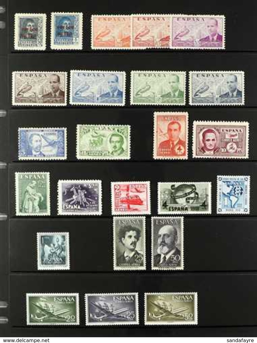 1938-66 NEVER HINGED MINT AIR POST STAMPS  An All Different Collection Which Includes 1939 Autogyro Set, 1944 5p Figuero - Sonstige & Ohne Zuordnung