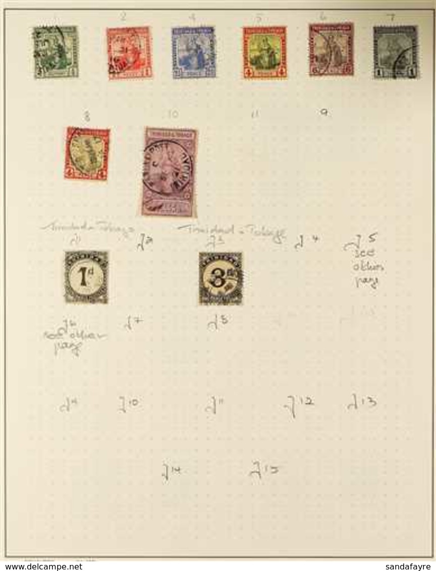 1913 - 1953 EXTENSIVE FINE USED COLLECTION  Fresh Collection With Many Complete Sets And Better Items Well Written Up On - Trinidad & Tobago (...-1961)