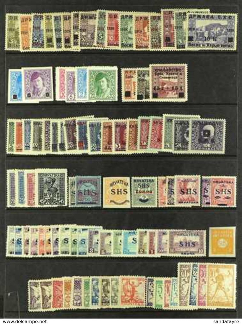 1918-1941 COMPREHENSIVE FINE MINT COLLECTION  On Stock Pages, All Different Complete Sets, Highly COMPLETE For The Perio - Sonstige & Ohne Zuordnung