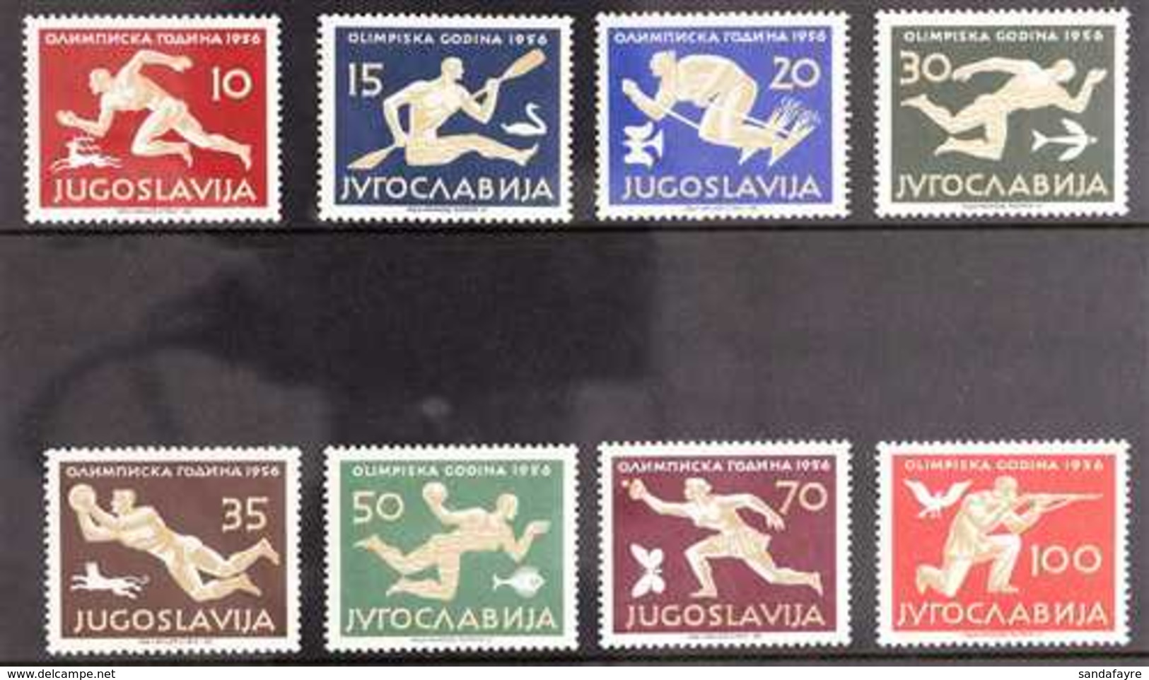 1956  Olympic Games Complete Set, SG 835/842 Or Michel 804/811, Never Hinged Mint (6 Stamps) For More Images, Please Vis - Sonstige & Ohne Zuordnung