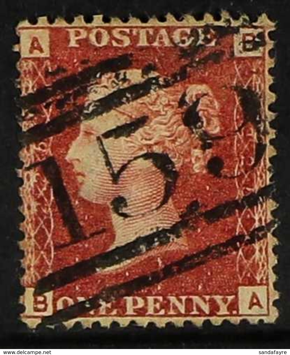 1864-79  1d Lake-red Plate 225, SG 44, Fine Used With Neat Numeral Cancel, Fresh. For More Images, Please Visit Http://w - Sonstige & Ohne Zuordnung