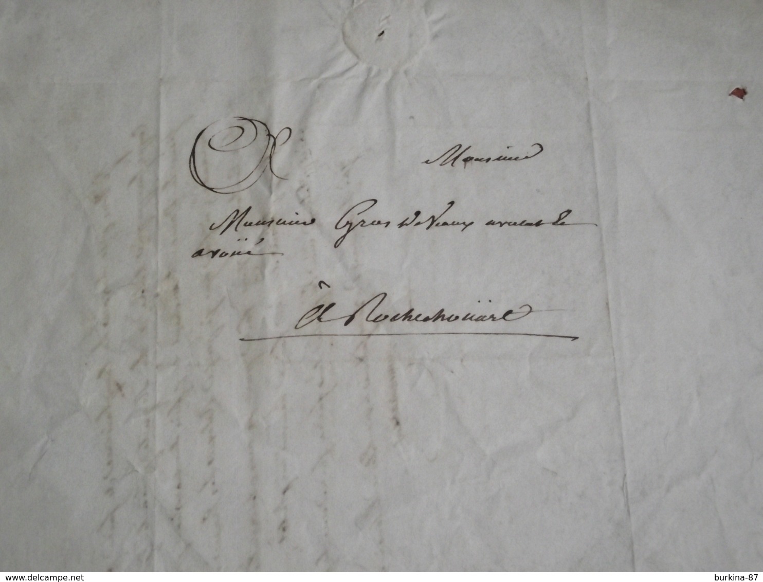 Lettre Partie De St JUNIEN Pour ROCHECHOUART , 1808 - Unclassified