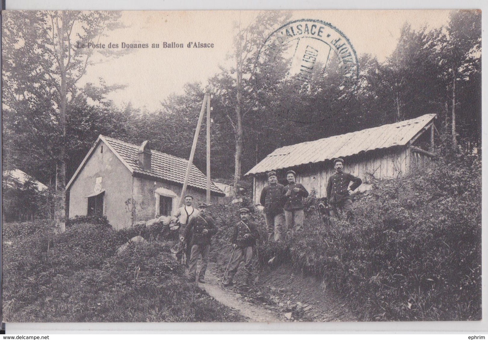 Le Poste Des Douanes Au Ballon D'Alsace Douanier - Zoll