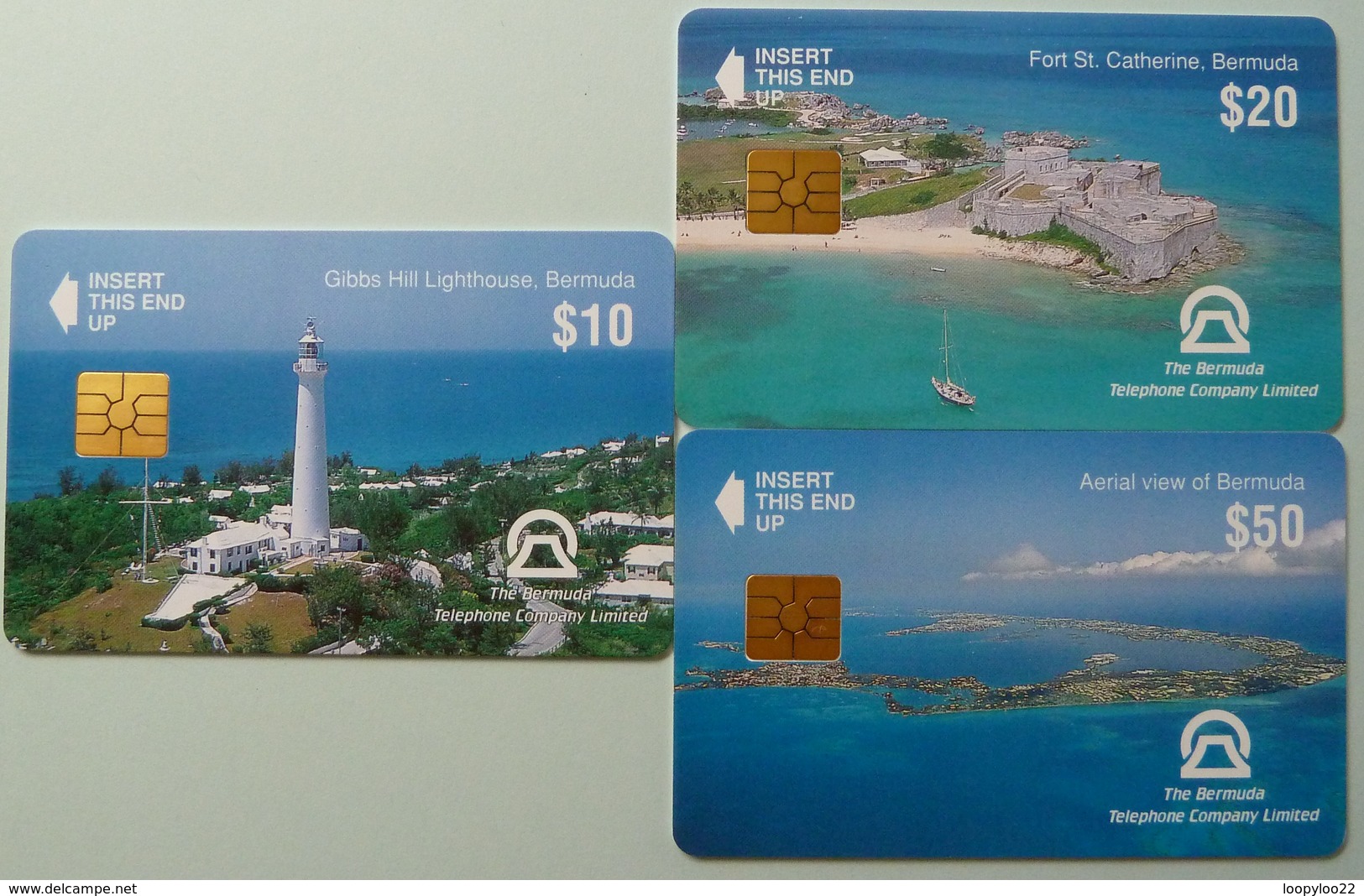 BERMUDA - Chip - Ist Issue - Set Of 3 - $10, $20 & $50 - Mint - Bermudas