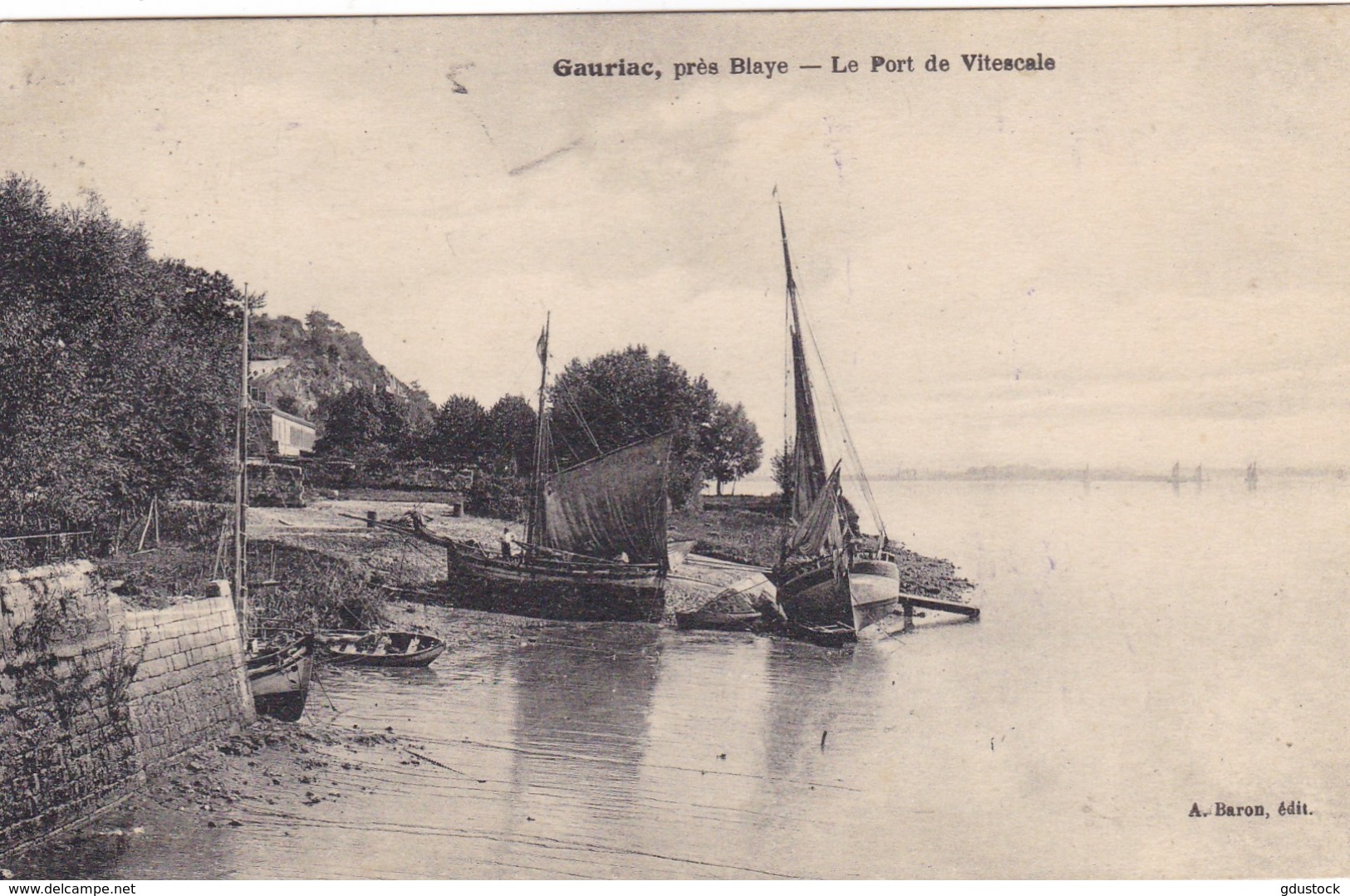 Gironde - Gauriac, Près Blaye - Le Port De Vitescale - Autres & Non Classés