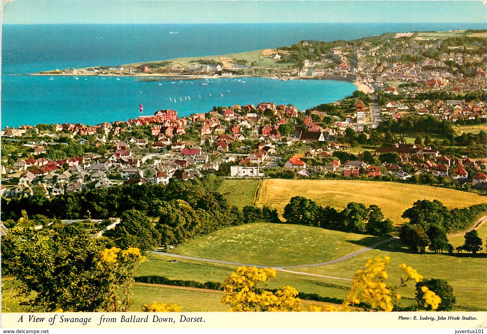 CPSM SWANAGE - From Ballard Down L3035 - Swanage