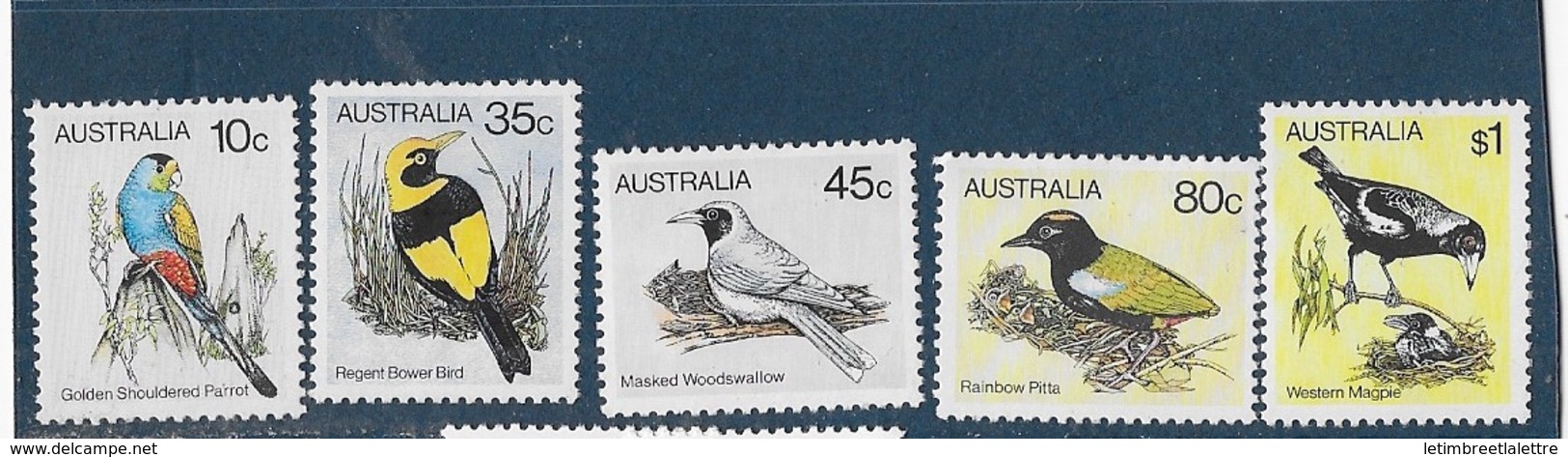 AUSTRALIE N°704 à 708 ** - Neufs