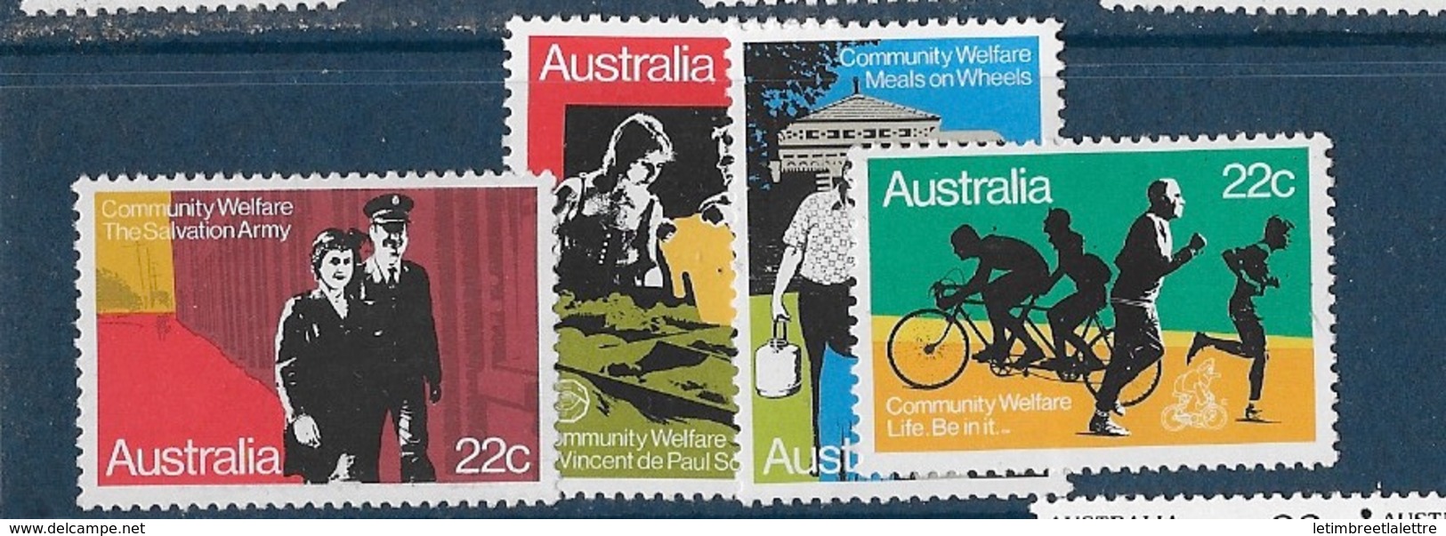 AUSTRALIE N°709 à 712** - Nuovi