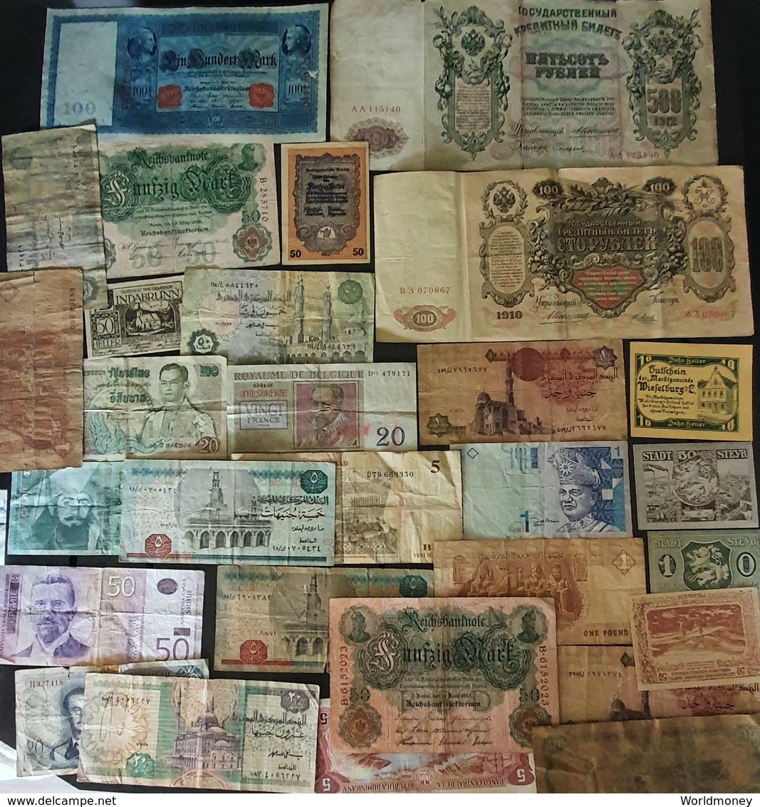 World Banknotes - Lots & Kiloware - Banknotes