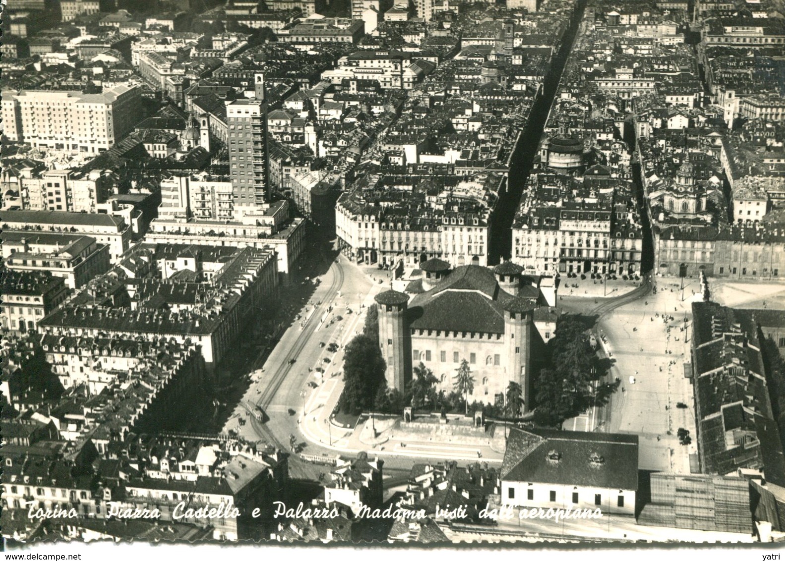 Torino - Vista Panoramica Anni '50 - Palazzo Madama