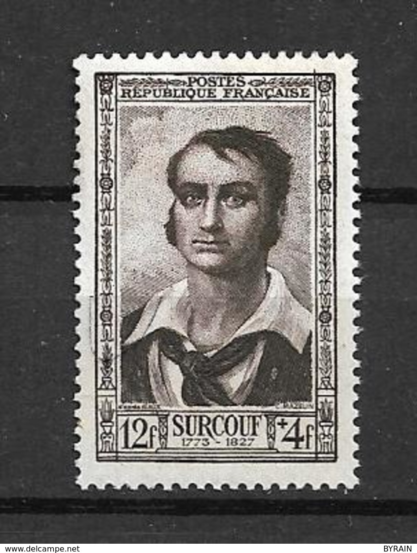 FRANCE 1951  N° 894  Célébrités Du XIX  ème Siecle " Robert Baron Surcouf "  NEUF - Unused Stamps