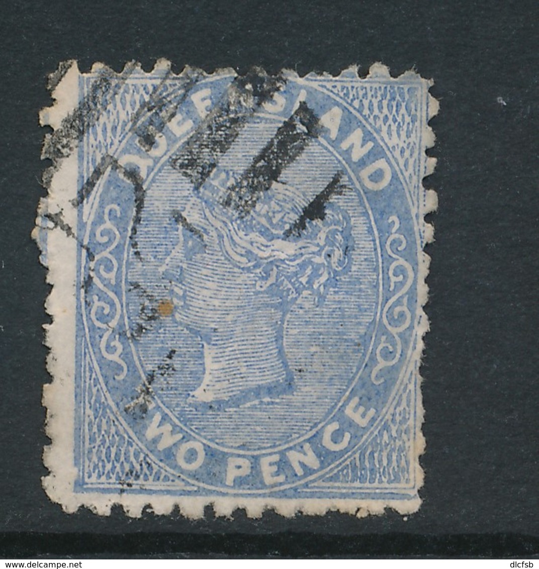 QUEENSLAND, 1879 2d Die II Bright Blue Used, SG139d, Cat GBP6 - Used Stamps