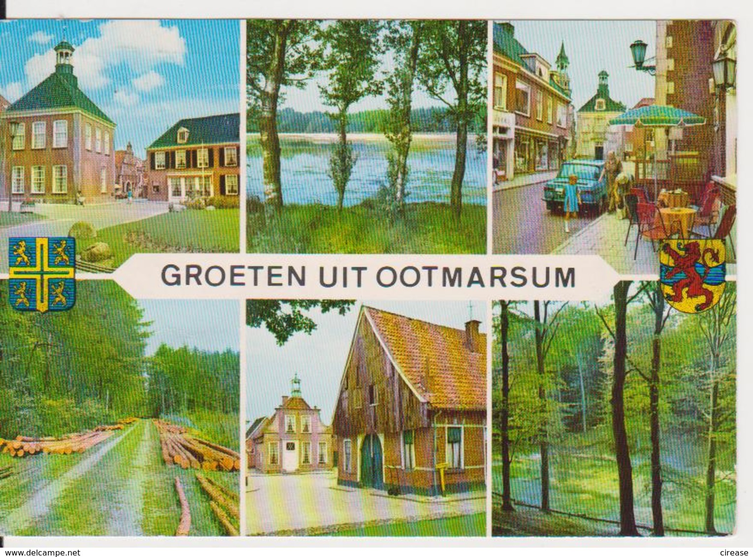 GROETEN UIT OOTMARSUM NETHERLANDS POSTCARD USED - Ootmarsum