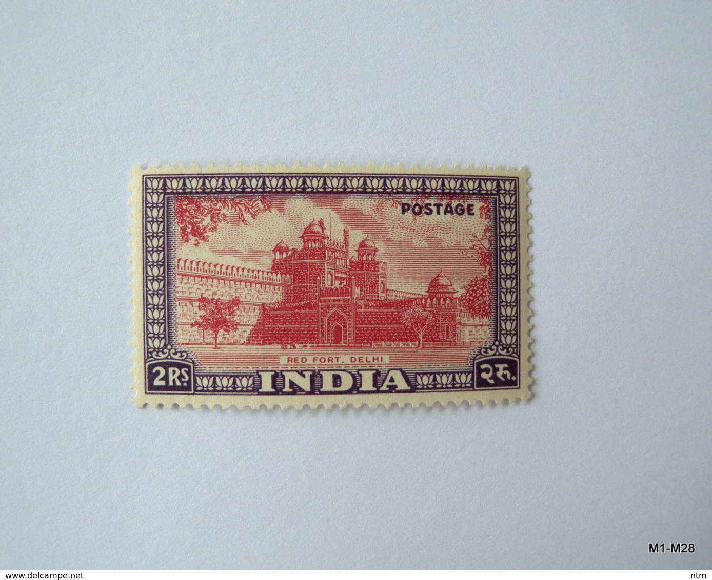 INDIA 1949. 2Rs. Red Fort Delhi. SG 321 MH - Ongebruikt