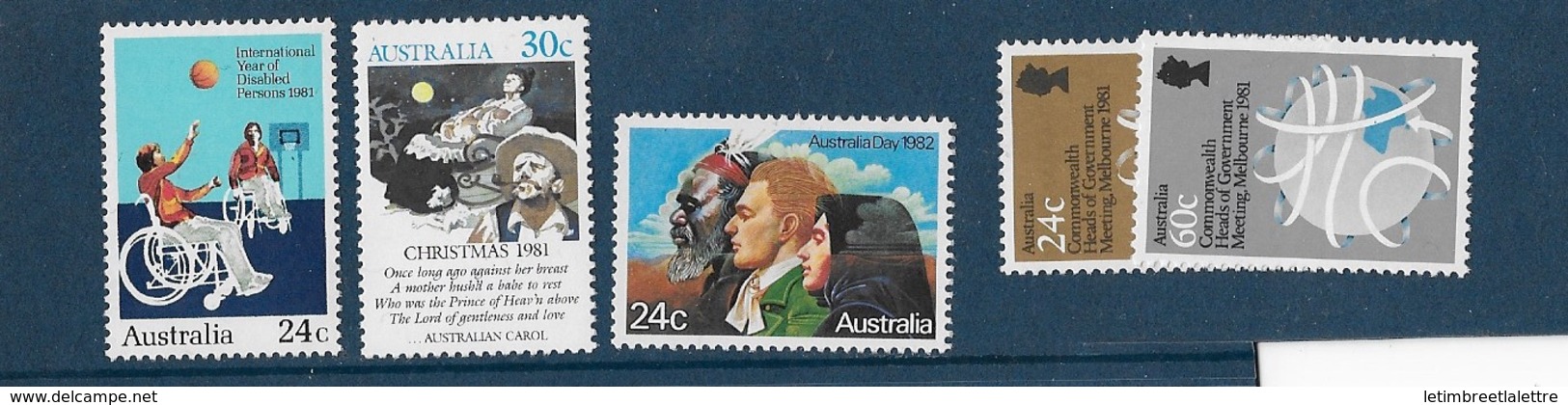 Australie N°746 -753- 754-755-762** - Mint Stamps