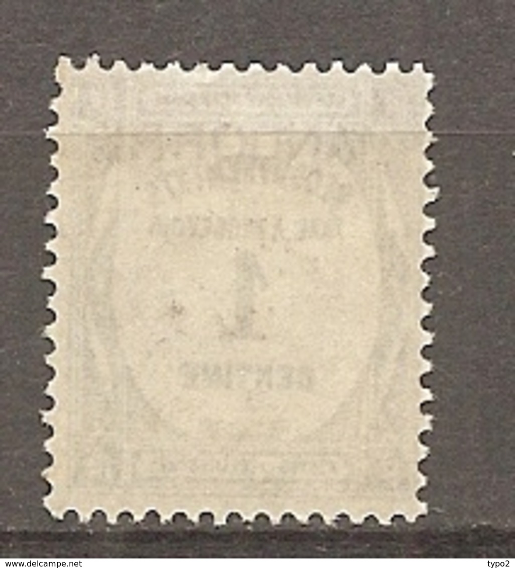 AND -  Yv. TAXE N° 9  (o)  1c Cote  3 Euro  BE  2 Scans - Used Stamps