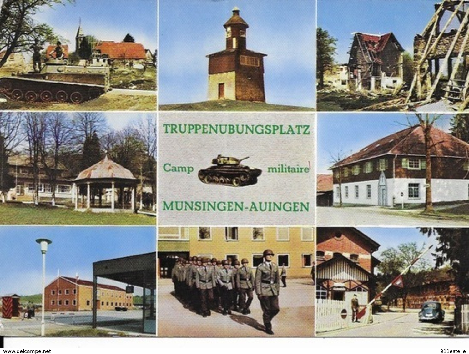 Allemagne  MUNSINGEN . AUINGEN    CAMP MILITAIRE - Münsingen