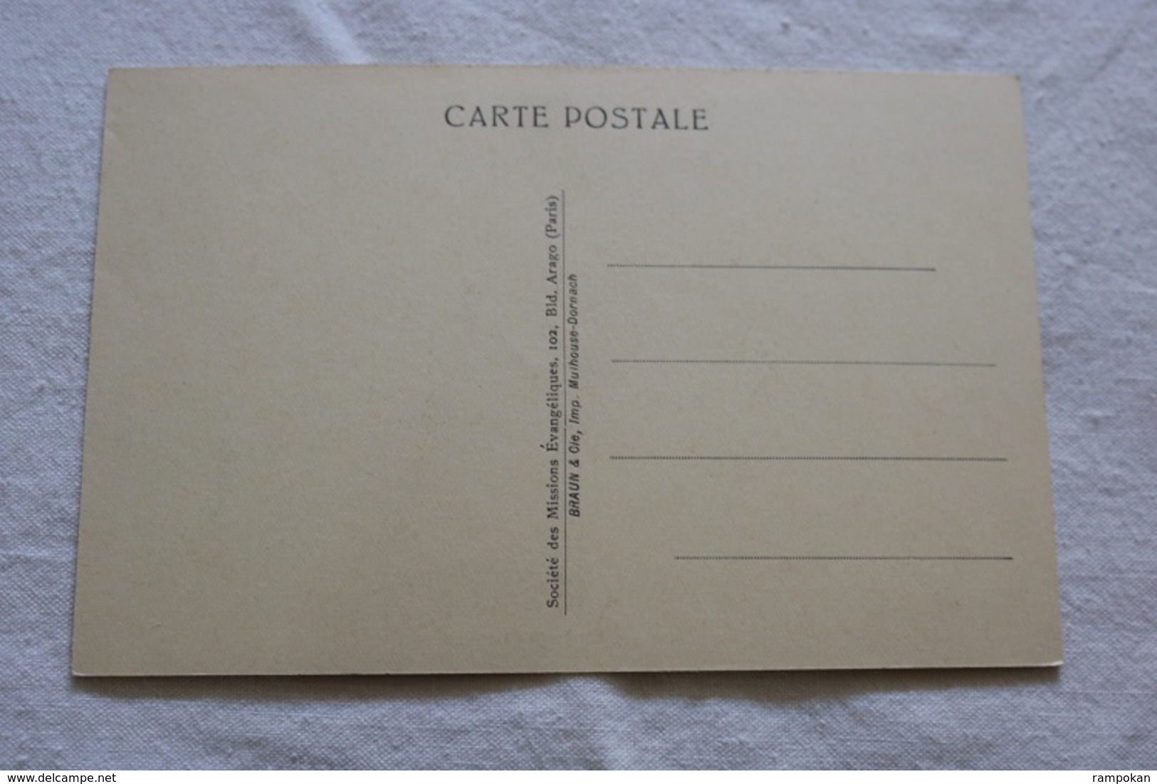 CPA/CPSM - Carte Postale, Gabon, Navigation Difficile, Société Des Missions évangéliques, Sépia - Gabon