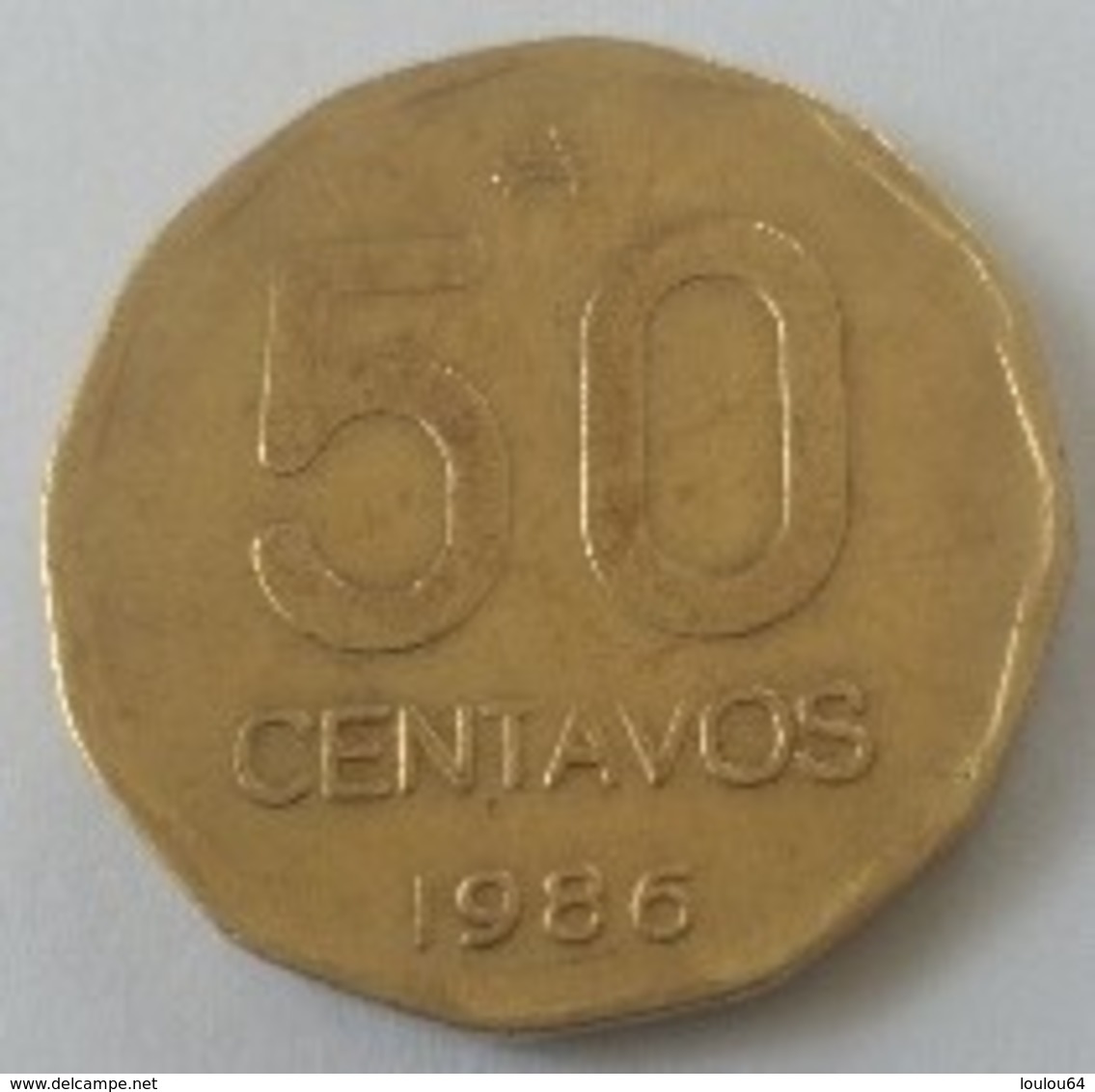 ARGENTINE -  50 Centavos 1986 - - Argentine