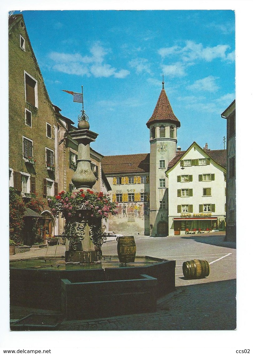 Maienfeld Städtliplatz Mit Rathaus - Maienfeld