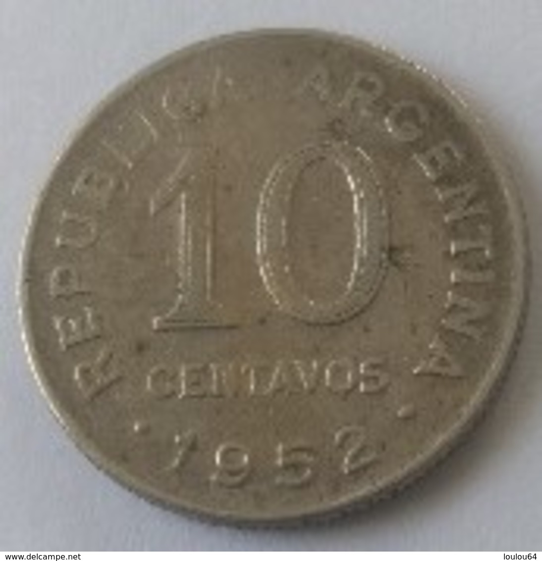 ARGENTINE - 10 Centavos 1952 - - Argentine