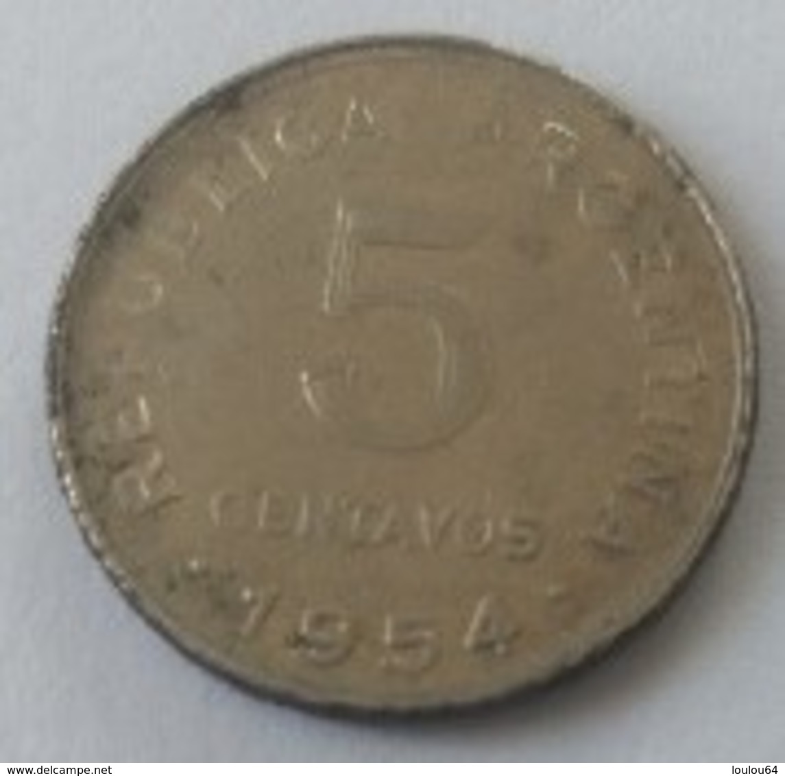 ARGENTINE - 5 Centavos 1954 - - Argentine