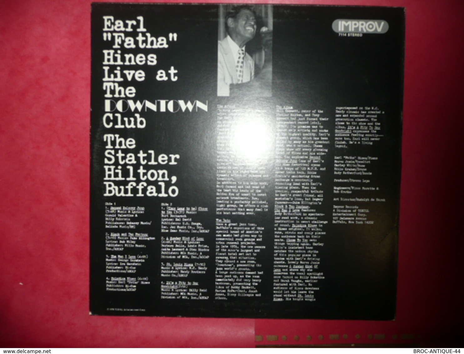 LP33 N°3455 - EARL HINES - 7114 - Jazz