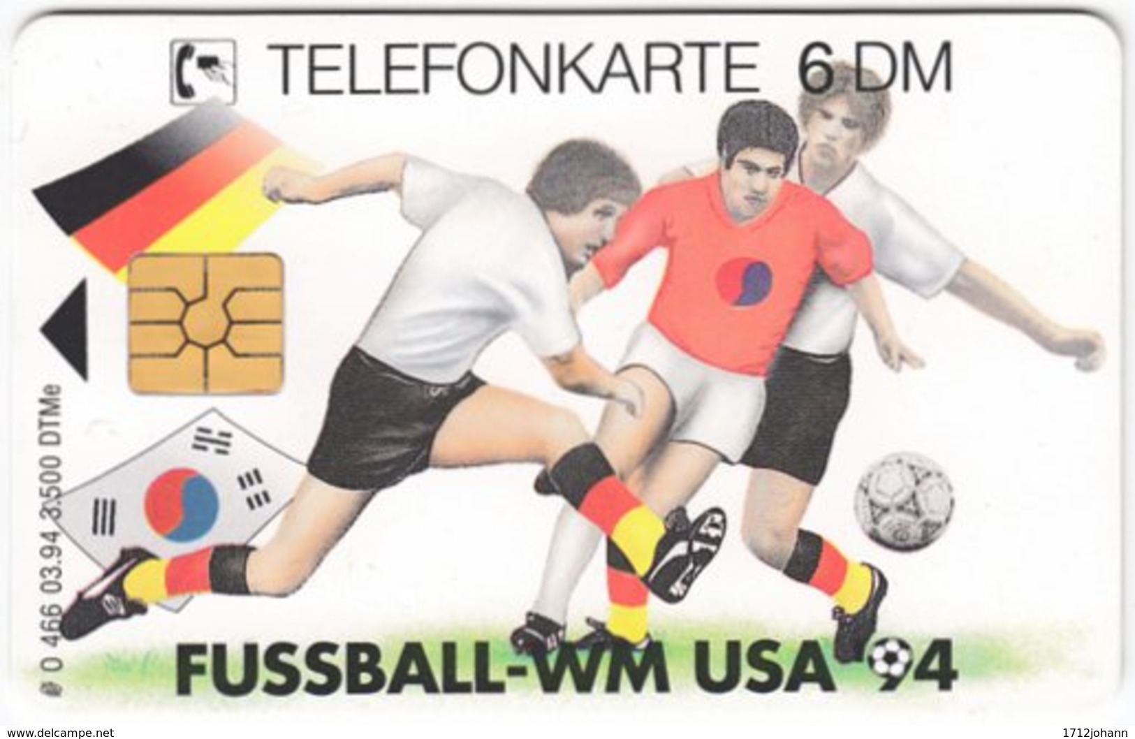 GERMANY O-Serie B-894 - 466 03.94 - Event, Sport, Soccer, World Cup '94 - MINT - O-Series : Séries Client