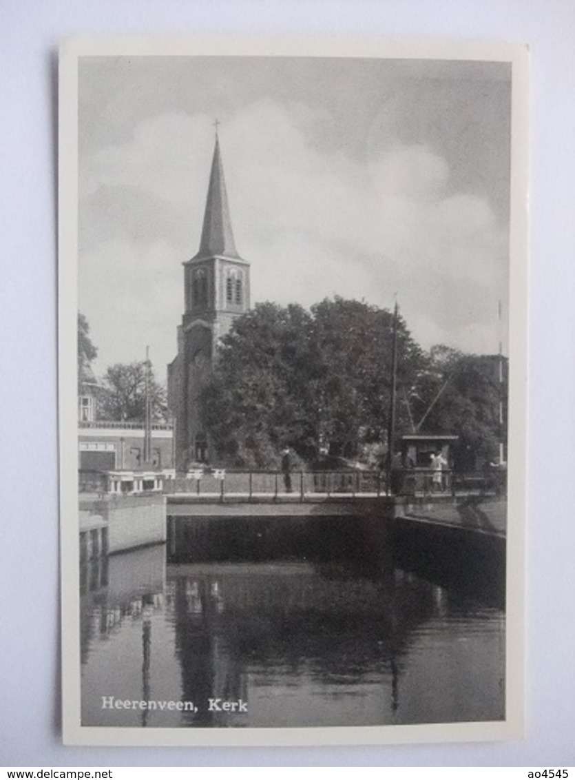 N91 Ansichtkaart Heerenveen - Kerk - 1956 - Heerenveen