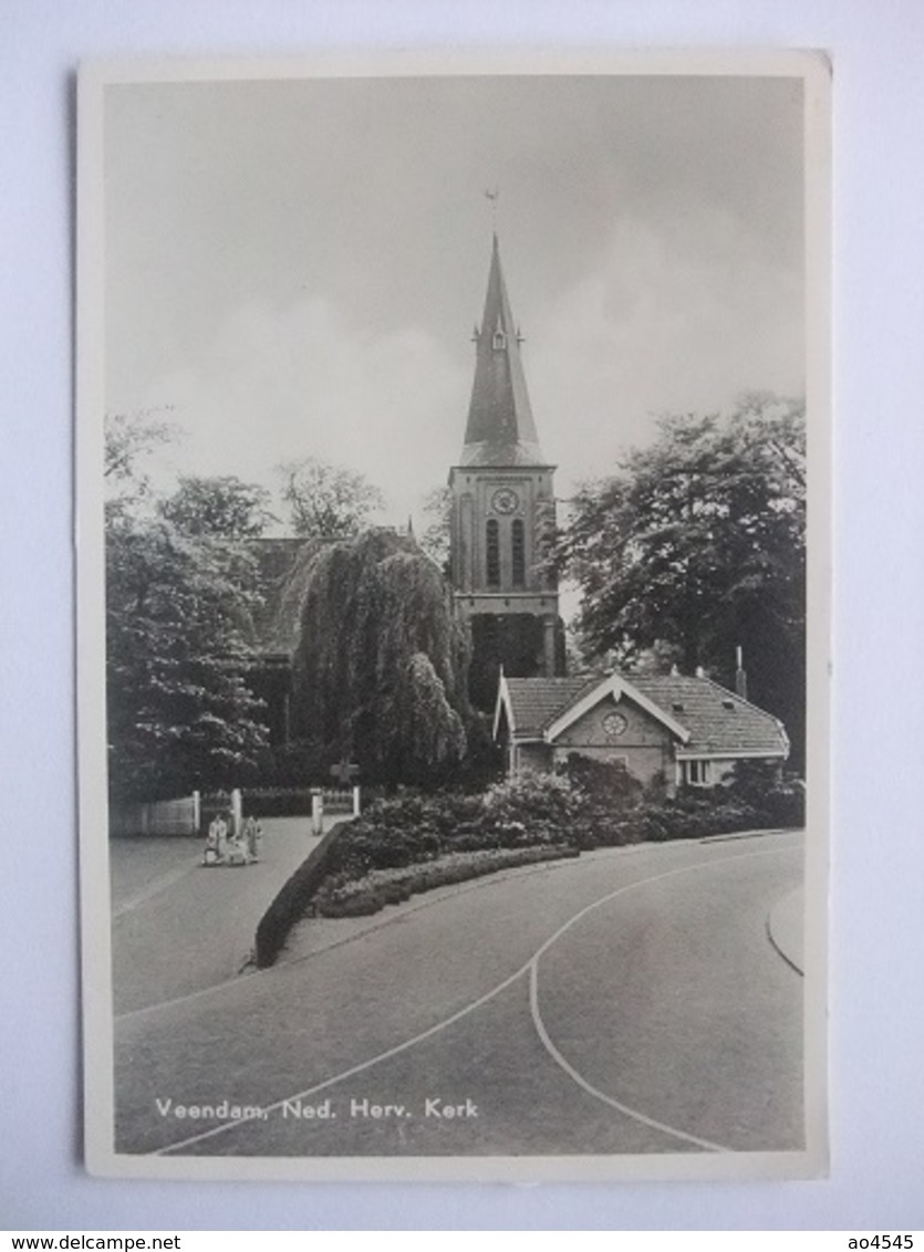 N91 Ansichtkaart Veendam - Ned. Herv. Kerk - 1950 - Veendam