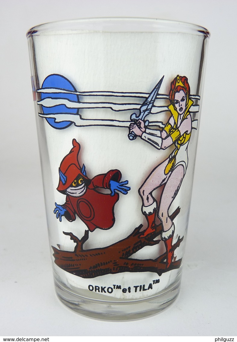 1 VERRE MAITRES DE L'UNIVERS 1985 A04 Verres MDLU MOTU - El Arte De La Mesa