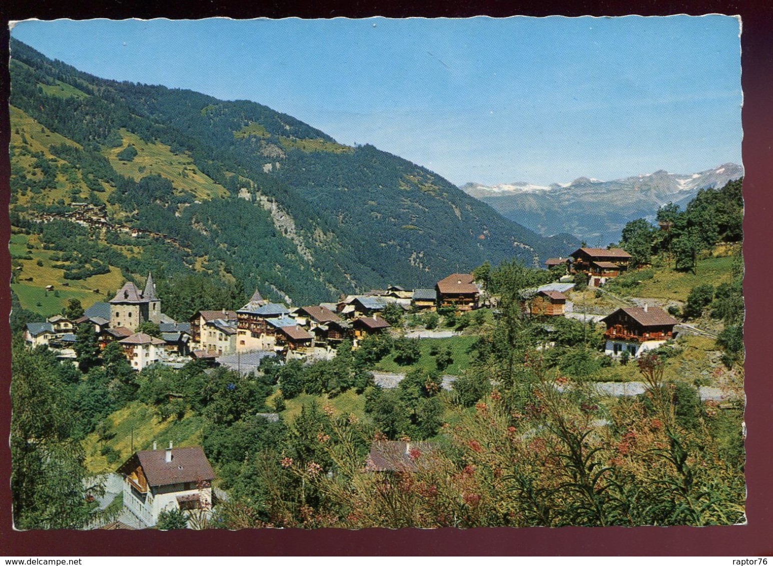 CPM Non écrite Suisse VISSOIE Val D'Anniviers - Vissoie