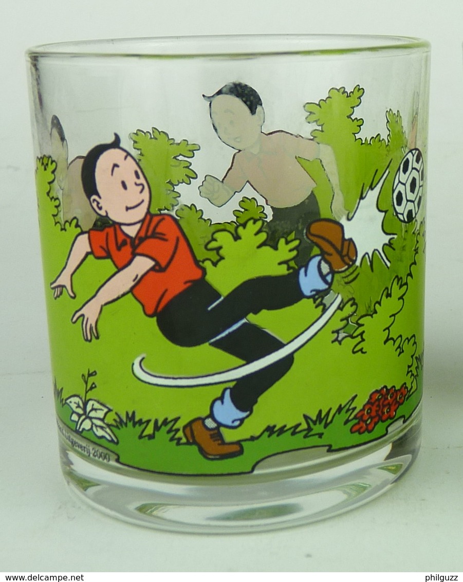 LOT 2 VERRES BOB ET BOBETTE 2000 STANDAARD UITGEVERIJ Verre - Vandersteen - Arte Della Tavola