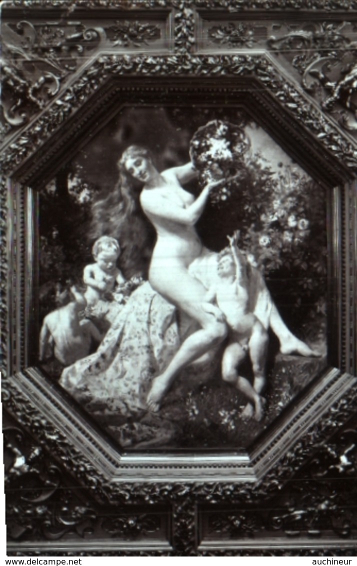 Tableau 629 Femme Nue Médaillon - Peintures & Tableaux