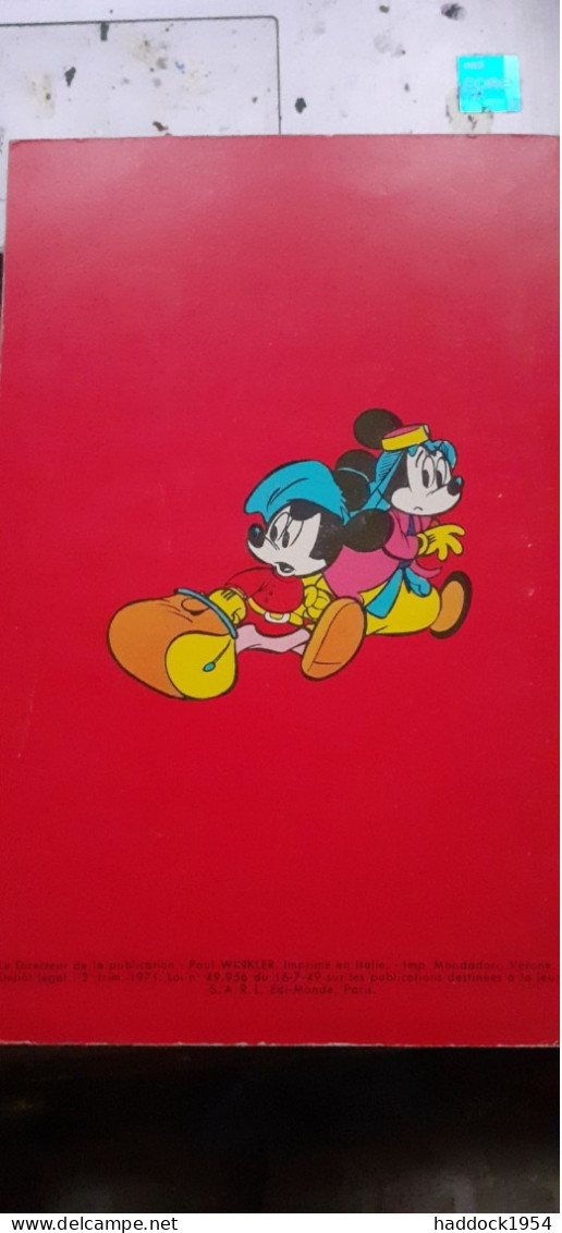 Mickey Contre Pat Hibulaire Mickey Parade N° 990 WALT DISNEY Edi Monde 1971 - Mickey Parade