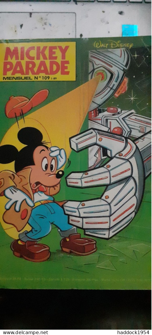 Mickey Parade N°109 WALT DISNEY Edi Monde 1989 - Mickey Parade