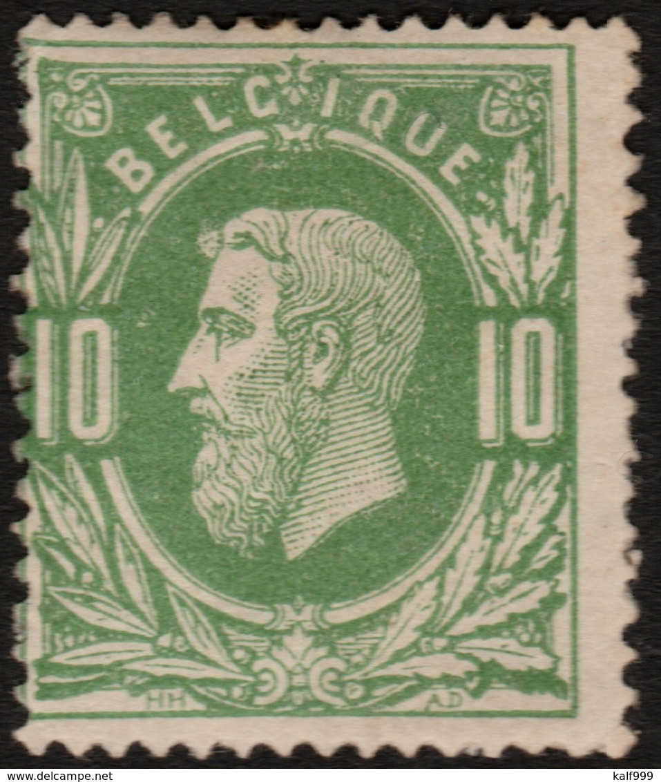 ✔️ België 1869 - Leopold II  - OBP 30 * MH - €40 - 1869-1883 Leopoldo II