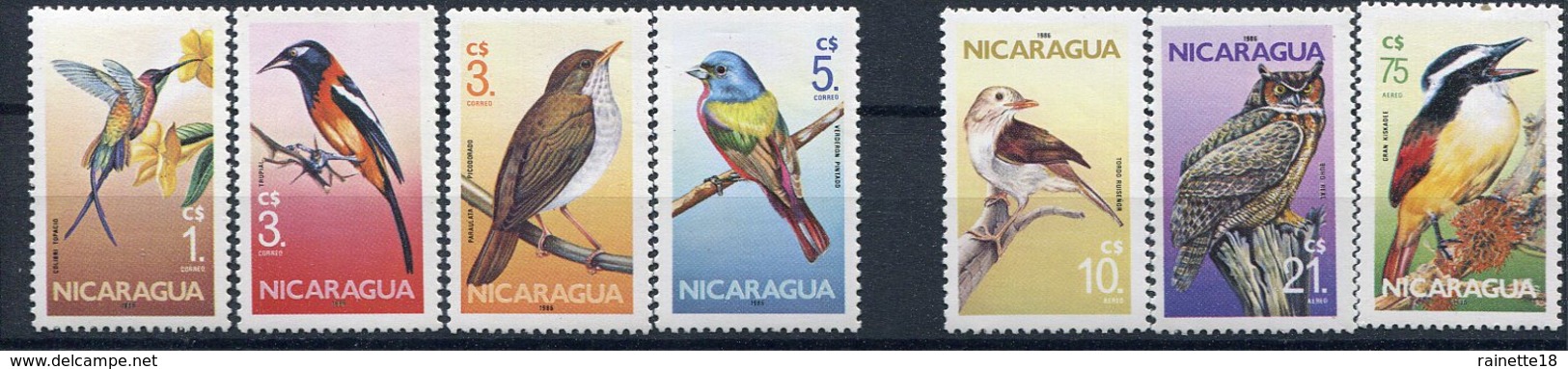 Nicaragua    Oiseaux  1407/1410 ** -PA 1134/1136  ** - Autres & Non Classés