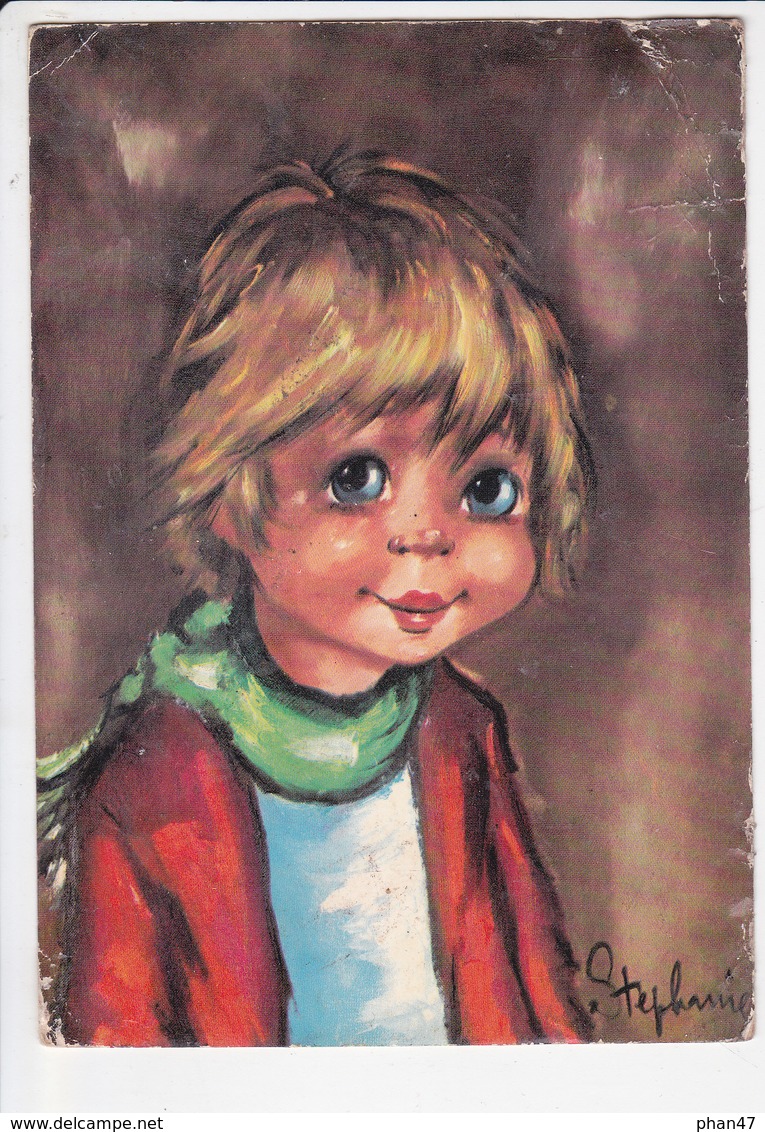 Le Poète, Portrait D'enfant, Signé STEPHANIE, Ed. Edug, 1974 - Portraits