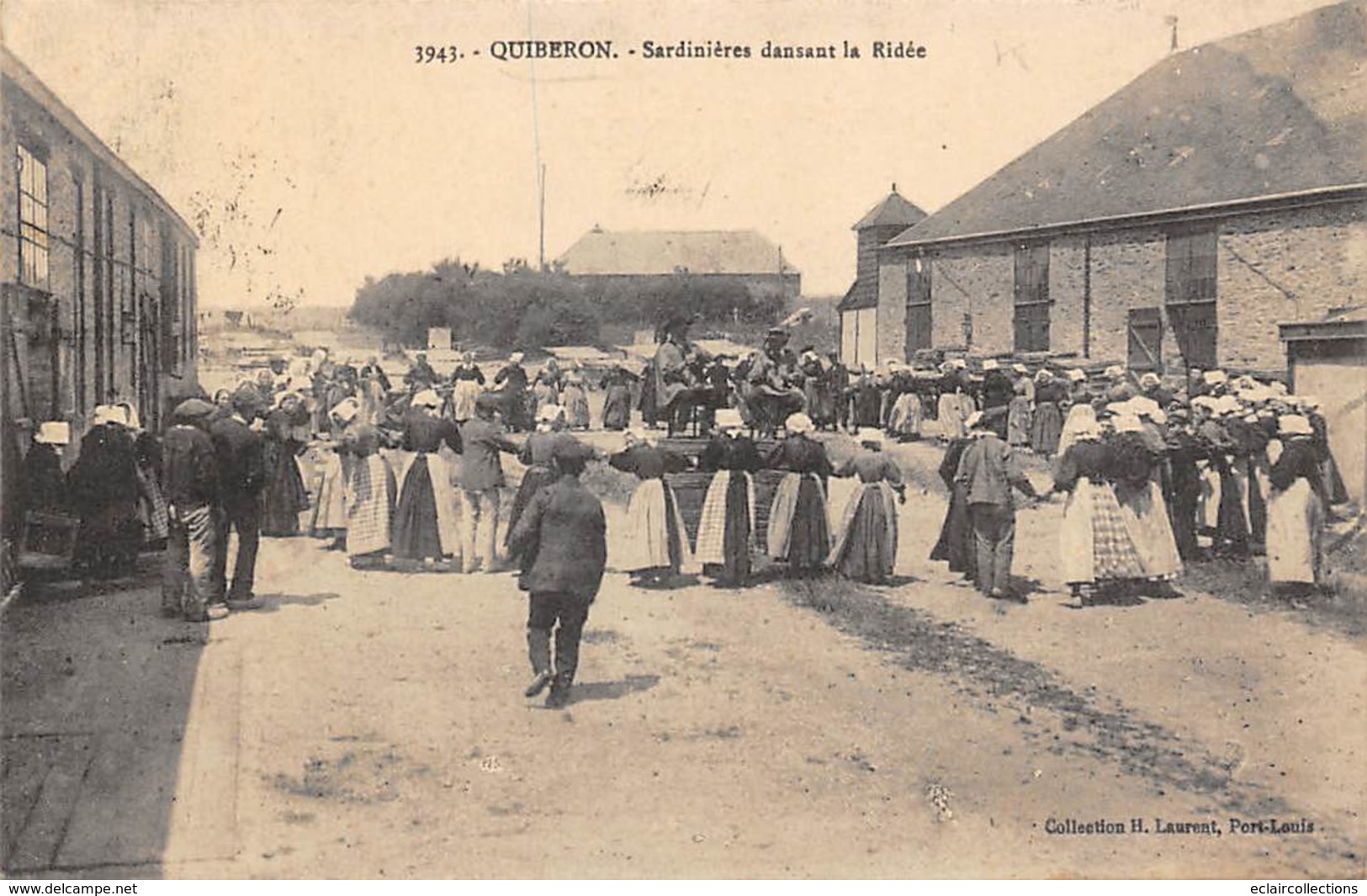 Quiberon     56      Sardinières Dansant La Ridée      (voir Scan) - Quiberon