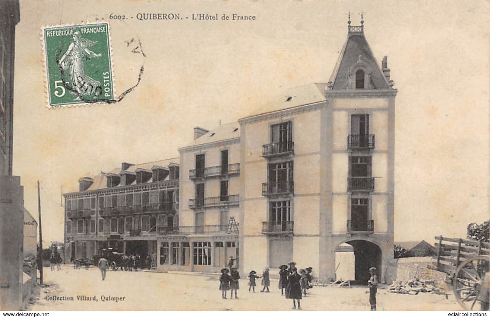 Quiberon     56       Hôtel De France     (voir Scan) - Quiberon