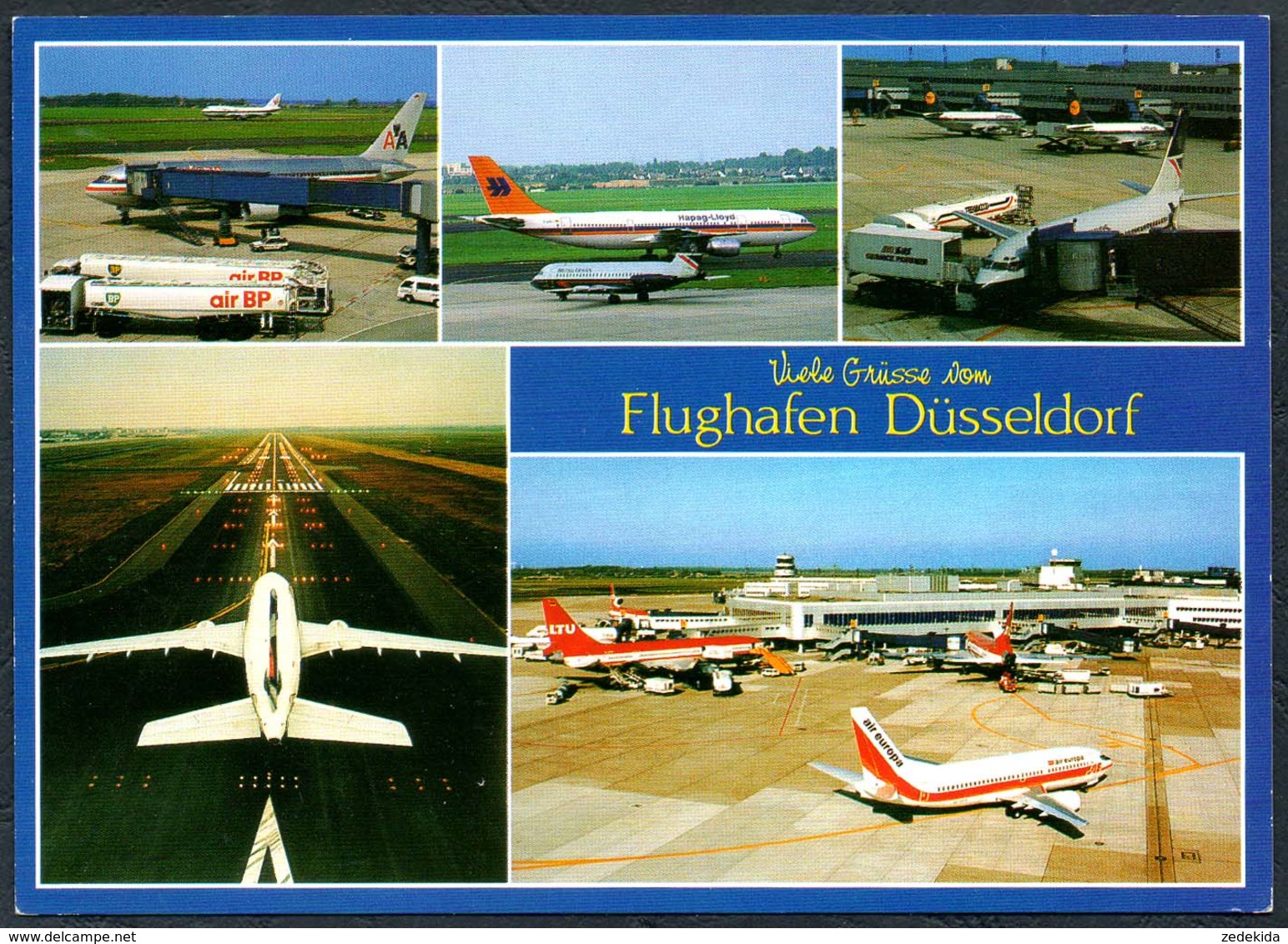 D5080 - Düsseldorf - Flughafen Aerodrom Airport - Flugzeug - Rahmel Verlag - Aerodrome