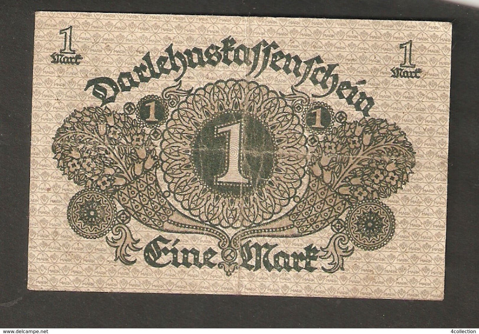 T. Germany Weimar Republic Darlehenskassenschein 1 MARK 1920 - # 494 . 286062 - 1 Mark