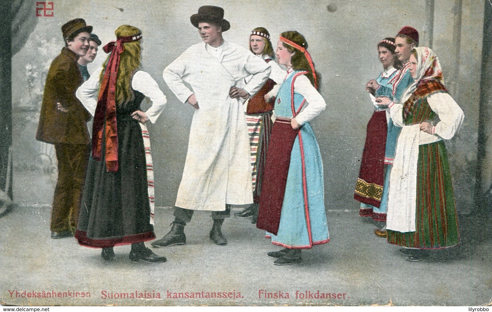 FINLAND -  Yhdeksanhenkinso Suomalaisia Kansantansseja Finska Folkdanser - VG Ethnic Costumes Etc - Europa