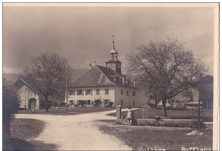 Carte-Photo Collège  BOFFLENS  - Dentelée - Photo Allegrini - - Sonstige & Ohne Zuordnung