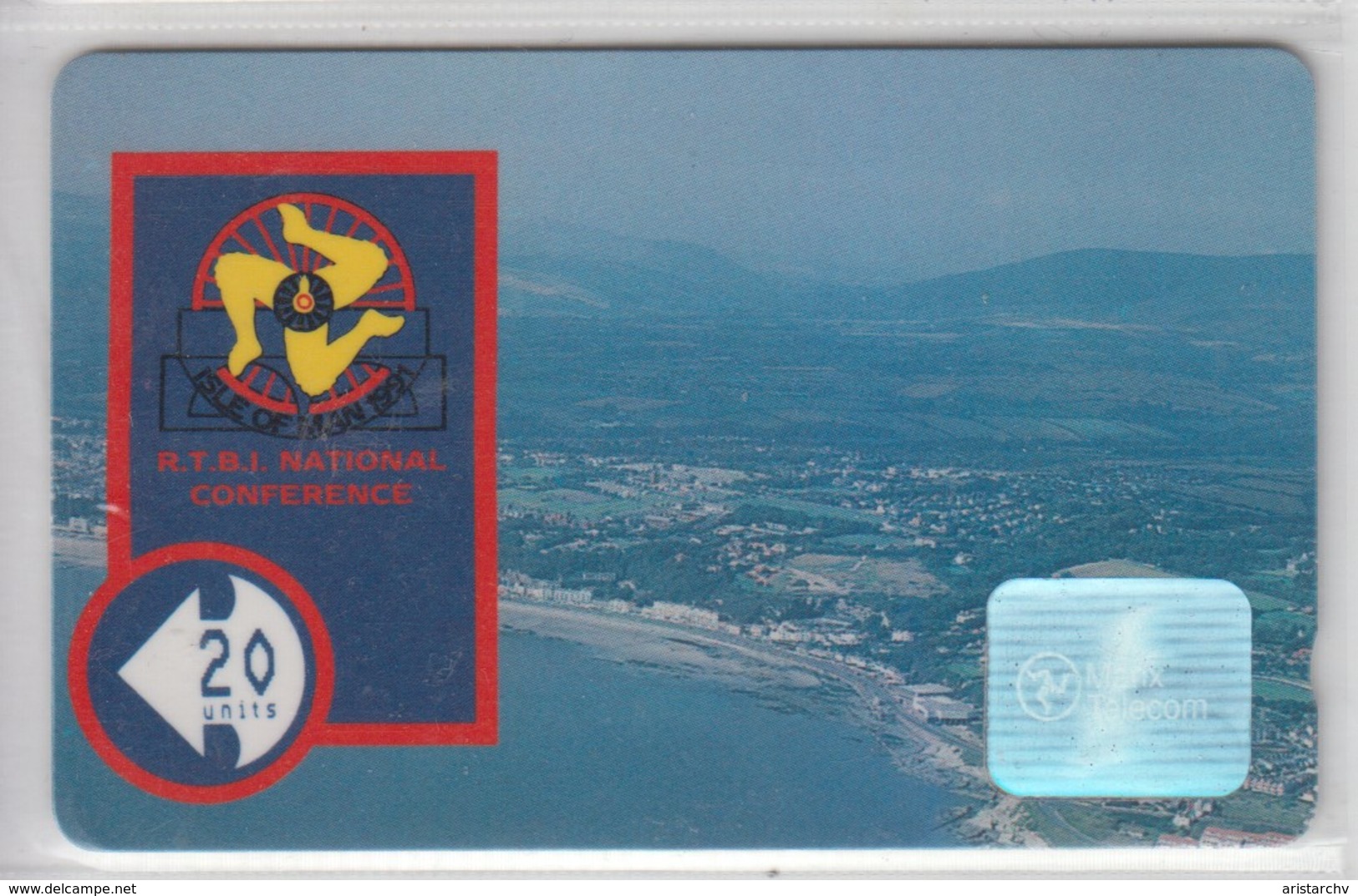 ISLE OF MAN 1991 R.T.B.I. NATIONAL CONFERENCE AERIAL VIEW - Man (Eiland)