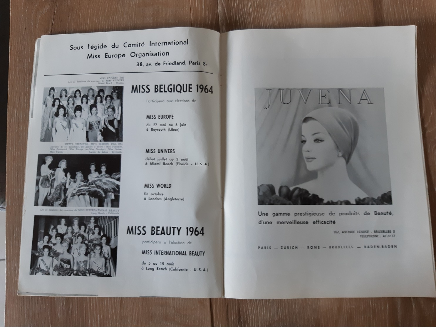 CASINO de KNOKKE - ELECTION DE MISS BELGIQUE 1964 - Sous l'égide de MARTINI