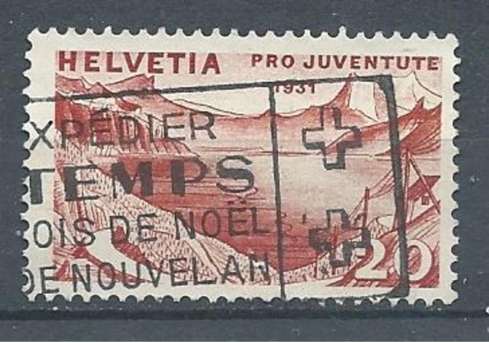 Suisse YT N°252 Pro Juventute 1931 Lac Léman Et Dents Du Midi Oblitéré ° - Used Stamps