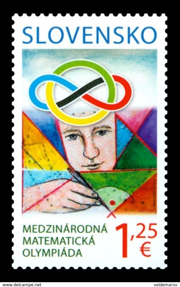 Slovakia 2019 Mih. 874 International Mathematics Olympiad MNH ** - Nuevos